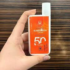 کرم ضد آفتاب spf ۵۰ مدل جیبی برند لاکچری کوین حجم 50 میل