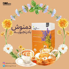 دمنوش بادرنجبویه آرامش بخش وافزایش شادابی-مفرح ۲۰ عددی برند ستین