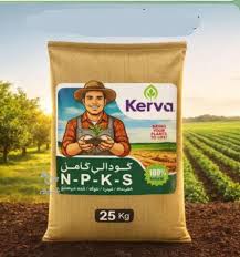 کود آلی کامل NPKS برند کروا ۲۵ کیلو