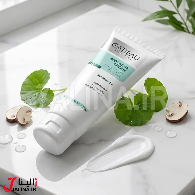 کرم ژل آنتی اکنه برای لک وکک مک و جای جوش جای لک قهوه ایی روشن کننده قوی همه کاره برند گاتیو40میل