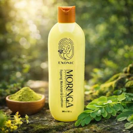 شامپو موی سر حاوی روغن مورینگا  ،exonic با حجم ۳۰۰ میل مخصوص موی آسیب دیده